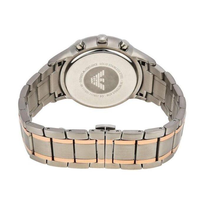 Emporio Armani Men's Renato Two Tone Chronograph Watch - AR11165 - Image 2